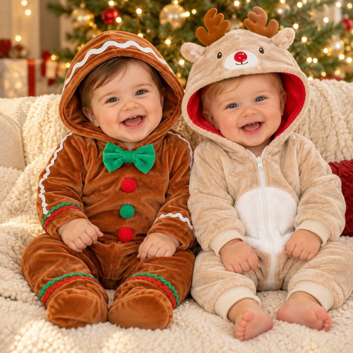 Cuddlemas Christmas Character Romper