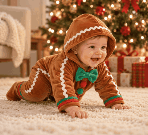 Cute enough for the photo. Comfy enough for the crawl.